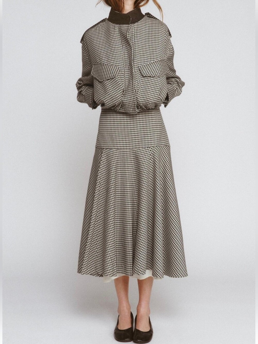 ZARA COMBINATION PLAID SKIRT(S) - Picture 4 of 8